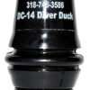Haydel's Game Calls DC14 Diver Duck Open Call Attracts Ducks Black Acrylic 2 92123
