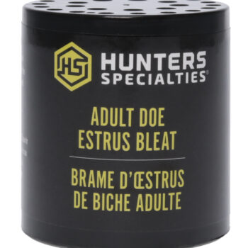 Hunters Specialties 00167 Adult Doe Estrus  Can Call Doe Sounds Attracts Deer Black