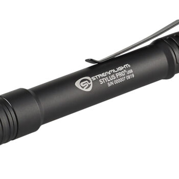 Streamlight 66133 Stylus Pro USB PenLight  Black Anodized 90/350 Lumens White LED