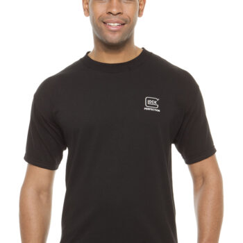 Glock AA11004 Perfection  Black Pre-Shrunk Cotton Short Sleeve Medium