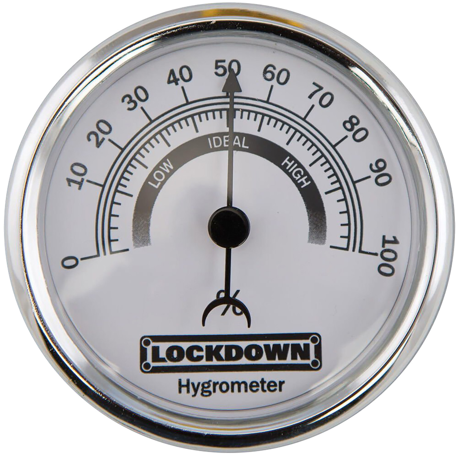 Lockdown 222111 Vault Hygrometer 2.75" Silver 3 Lockdown 222111 Vault Hygrometer 2.75" Silver