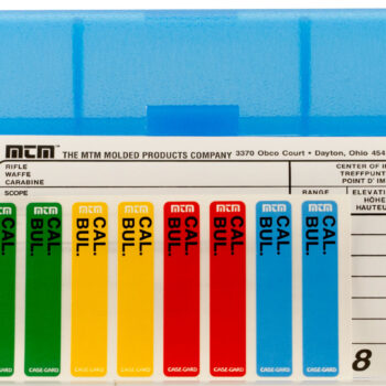 MTM Case-Gard RL5024 Case-Gard R-50 Multi-Caliber Clear Blue Polypropylene 50rd