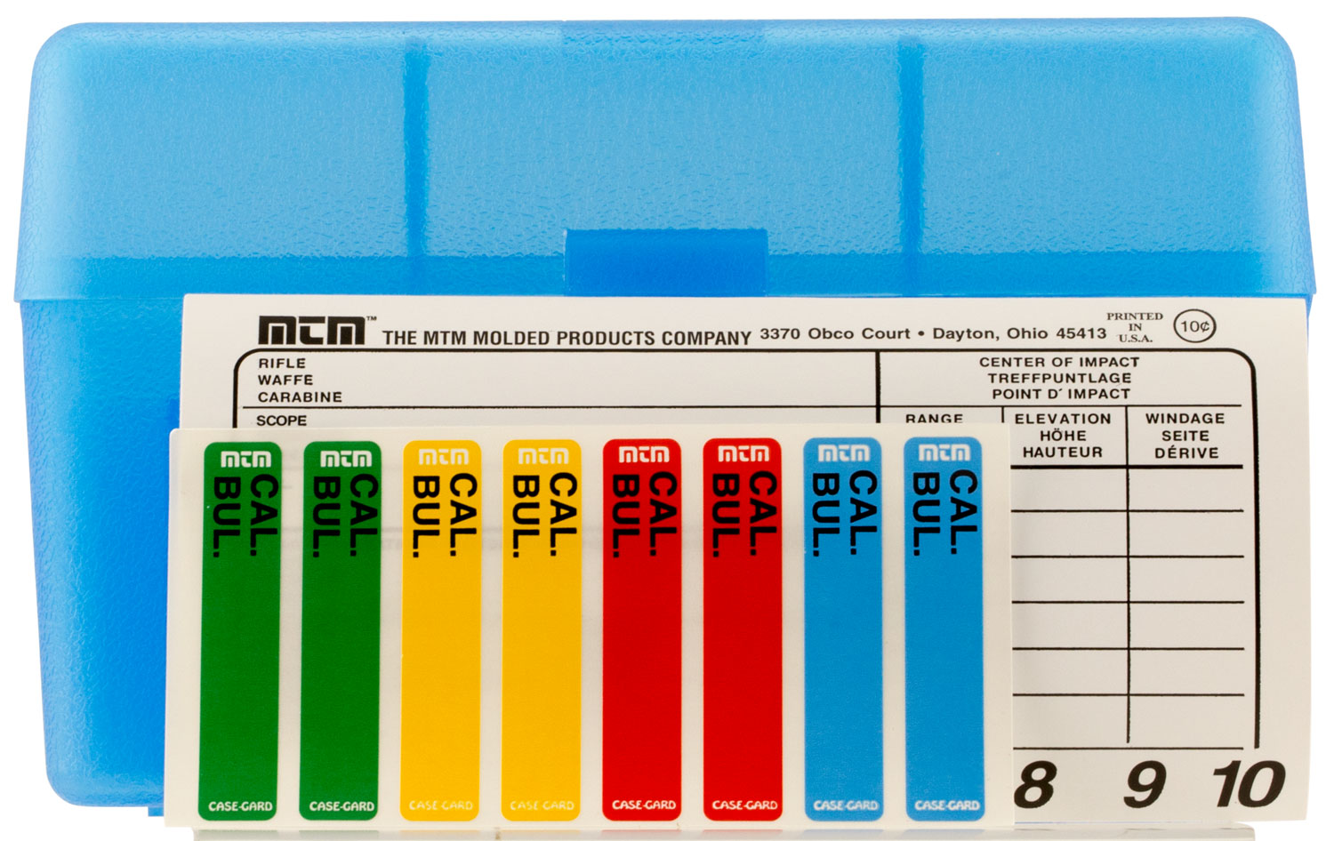 MTM Case-Gard RL5024 Case-Gard R-50 Multi-Caliber Clear Blue Polypropylene 50rd 3 MTM Case-Gard RL5024 Case-Gard R-50 Multi-Caliber Clear Blue Polypropylene 50rd