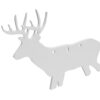 B/C AR500 3/8" SILHOUETTE DEER WHT 2 BC47702 1
