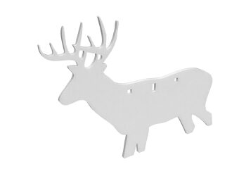 B/C AR500 3/8" SILHOUETTE DEER WHT