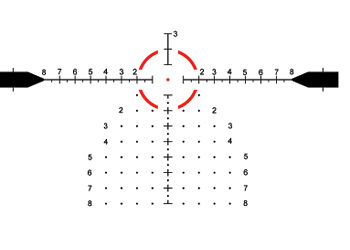 Alternative view of EOTECH VUDU 3-9X32 SFP MR5 MRAD BLK