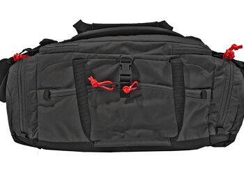 Alternative view of GGG RANGE BAG BLACK W/RED ZIPPER PUL