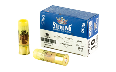 STERLING BIG GAME 20GA SLUG 10/200 3 STERLING BIG GAME 20GA SLUG 10/200