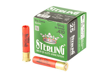 STERLING BIG GAME 410 SLUG 25/500