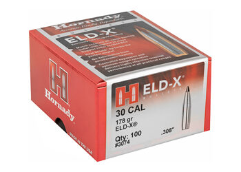 Alternative view of HRNDY ELD-X 30CAL .308 178GR 100CT