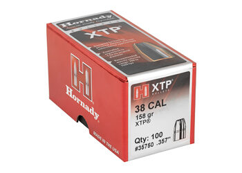 Alternative view of HRNDY XTP 38CAL .357 158GR 100CT