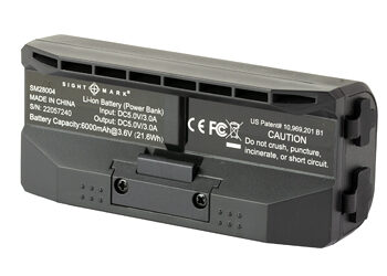 Alternative view of SIGHTMARK QUICK DETACH BATTERY PACK