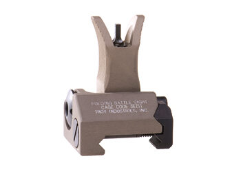 TROY FLDNG M4 FRONT BATTLE SIGHT FDE
