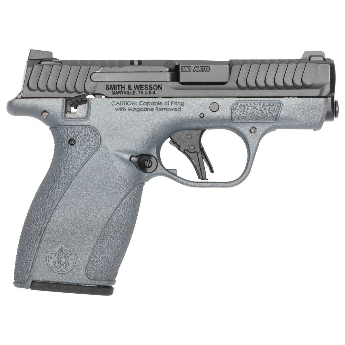 S&W Exclusive "Blue Titanium" M&P Bodyguard 2.0 Thumb Safety Handgun .380 Auto 10(1)&12(1)rd Magazines 2.75" Barrel Titan Blue Grip 3 S&W Exclusive "Blue Titanium" M&P Bodyguard 2.0 Thumb Safety Handgun .380 Auto 10(1)&12(1)rd Magazines 2.75" Barrel Titan Blue Grip