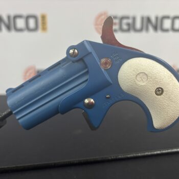 Alternative view of COBRA ENTERPRISES CB38 .38 SPL 2.5" BLUE/WHITE ORIGINAL GRIPS LIKE NEW USED