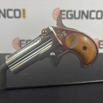 Alternative view of DAVIS INDUSTRIES DLB-22 .22 Magnum Derringer - Chrome Wood Grips USED