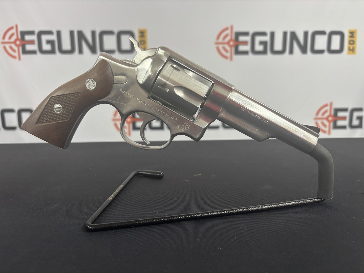 RUGER POLICE SERVICE SIX 357Mag 4"Brl 6shot Mfg1982 VERY NICE USED 3 RUGER POLICE SERVICE SIX 357Mag 4"Brl 6shot Mfg1982 VERY NICE USED