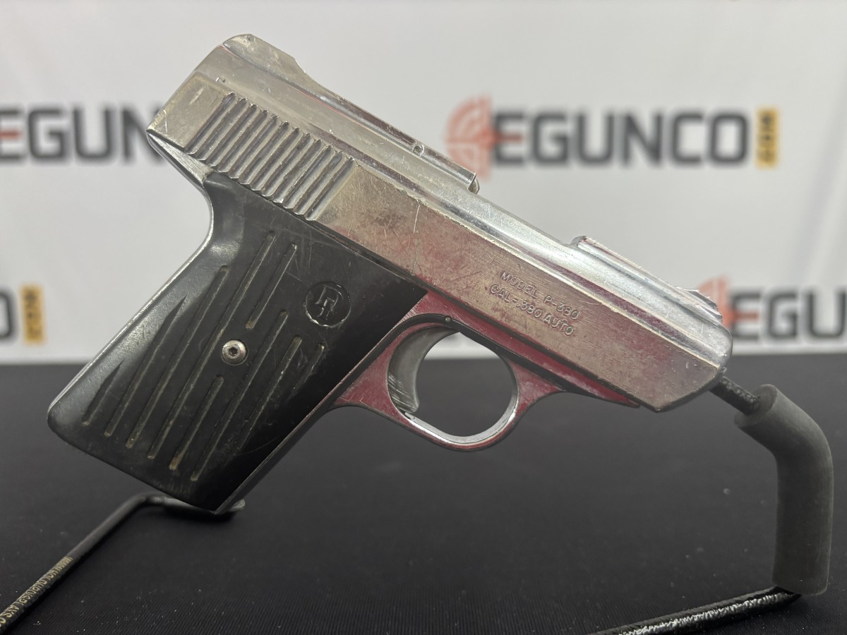 DAVIS P-380 .380 ACP 2.78" Semi-Auto Pistol Nickel Plated w/Magazine USED 3 DAVIS P-380 .380 ACP 2.78" Semi-Auto Pistol Nickel Plated w/Magazine USED