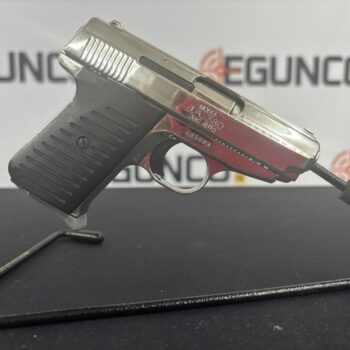 egunco 34 JIMENEZ MODEL JA380 .380ACP 2.75" NICKEL 1-MAG USED