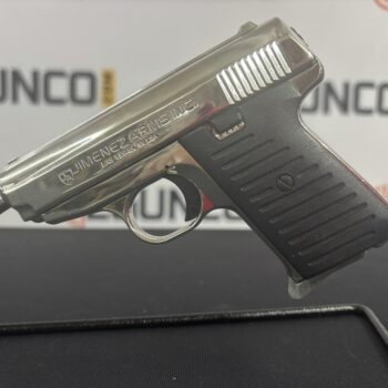 Alternative view of JIMENEZ MODEL JA380 .380ACP 2.75" NICKEL 1-MAG USED