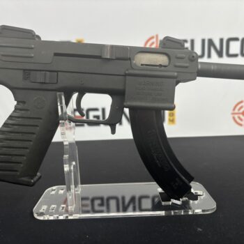 INTRATEC TEC-22 22LR THREADED SEMI-AUTO PISTOL & BANANA MAG USED