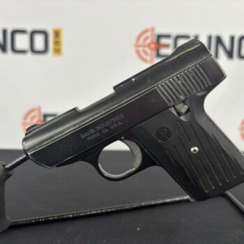 Alternative view of DAVIS P380 380acp BLACK 1 MAG USED