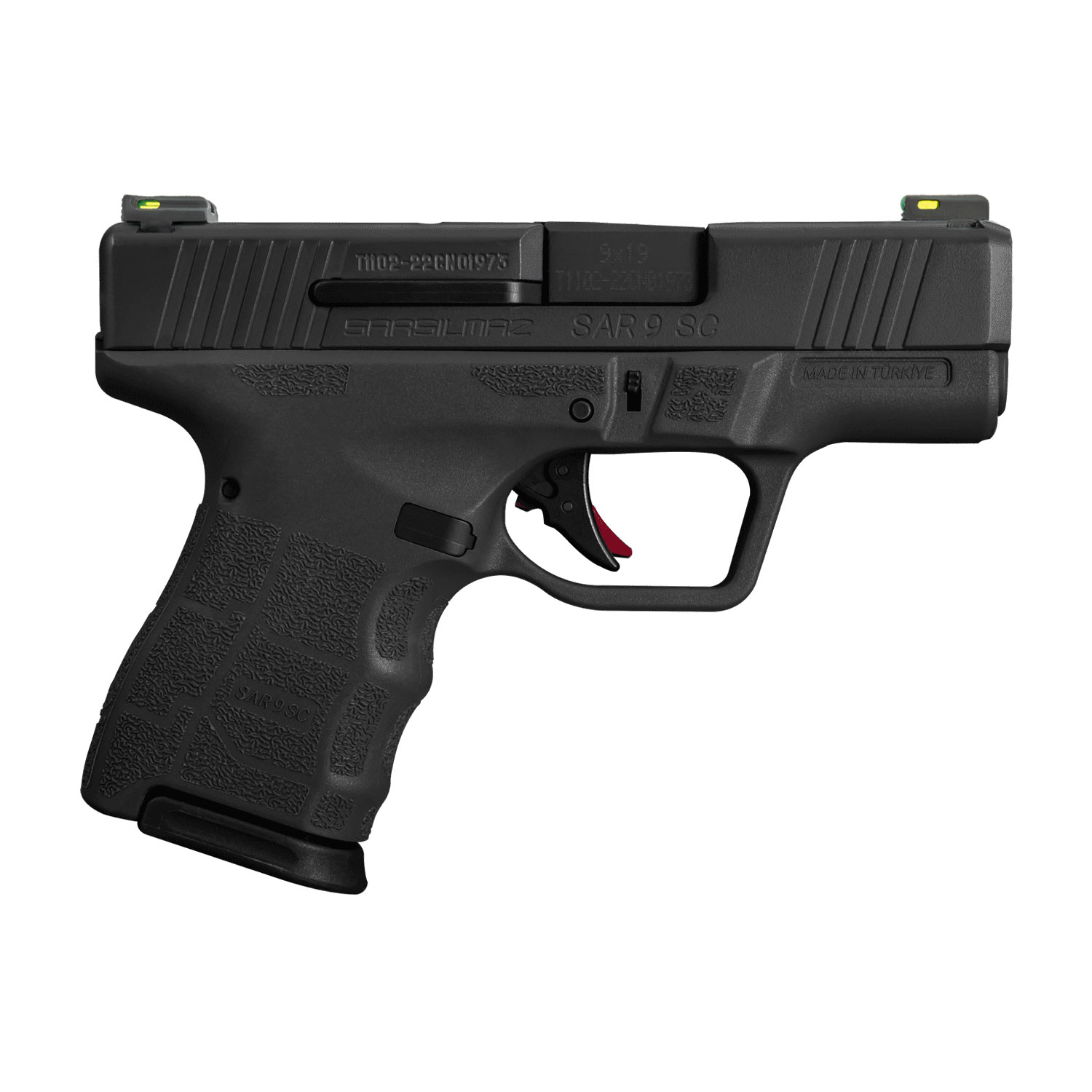 SAR FIREARMS SAR9 SC 9MM BLK 3.3" 12+1 3 SAR FIREARMS SAR9 SC 9MM BLK 3.3" 12+1