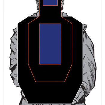 Birchwood Casey 35728 Dirty Bird  Silhouette Tagboard Hanging Universal 12" x 18" Black/Blue/White 8 Per Pkg