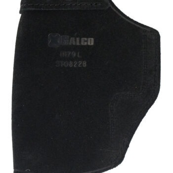Galco STO836B Stow-N-Go  IWB Black Leather Belt Clip Fits Ruger LCP II/LCP Max Belt 1.75" Wide Right Hand