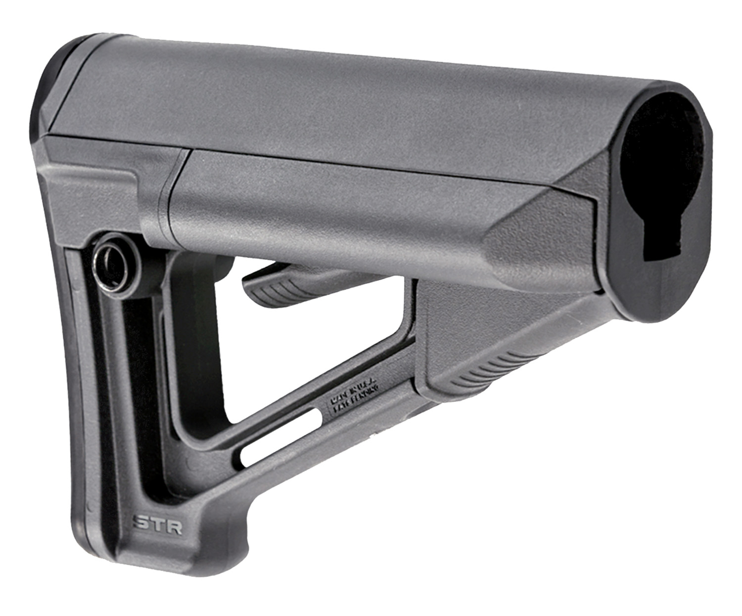 Magpul MAG470-GRY STR Carbine Stock Stealth Gray Synthetic for AR-15, M16, M4 with Mil-Spec Tube (Tube Not Included) 3 Magpul MAG470-GRY STR Carbine Stock Stealth Gray Synthetic for AR-15, M16, M4 with Mil-Spec Tube (Tube Not Included)