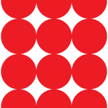 Pro-Shot P432M SplatterShot Repair Pasters Red 1" Self-Adhesive 432 Pasters