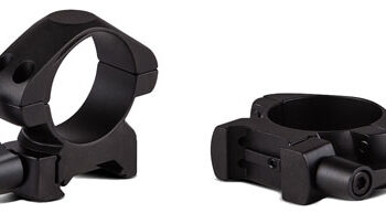 Konus 7407 Steel Rings  Matte Black 1" Quick Release Medium 0 MOA