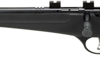 Savage Arms 13841 Rascal FLV-SR Youth 22 LR 1rd 16.12" Matte Blued Heavy Barrel, Matte Blued Carbon Steel Receiver, Black Synthetic Stock, Left Hand