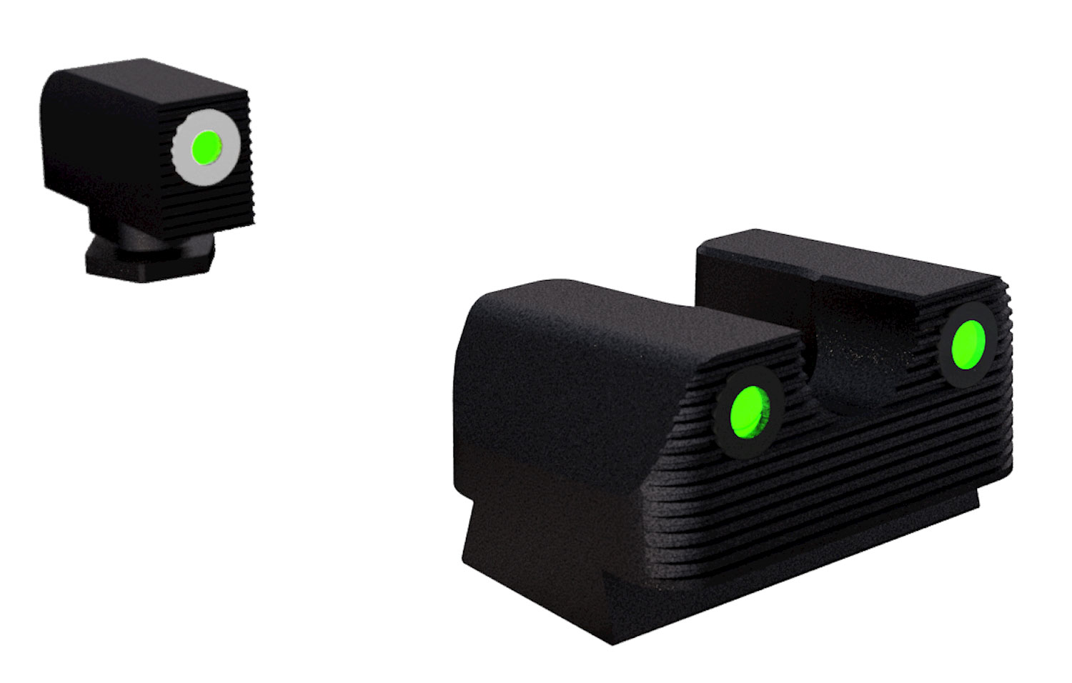 Rival Arms RA2B231G Night Sights for G42/G43/G48 Green Tritium White Outline Front Sight-Green Tritium Black Outline Rear Sight 3 Rival Arms RA2B231G Night Sights for G42/G43/G48 Green Tritium White Outline Front Sight-Green Tritium Black Outline Rear Sight