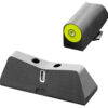 XS Sights GL0011S5Y DXT2 Big Dot Night Sights fits Glock Black | Green Tritium Yellow Outline Front Sight Green Tritium White Outline Bar Rear Sight 2 112244 1
