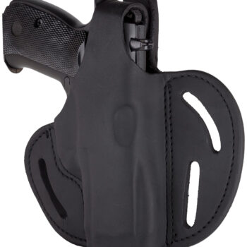 1791 Gunleather BHX5SSBLR BHX  OWB 05S Stealth Black Leather Belt Slide Fits Sig P320 Carry/Springfield XD-M Compact