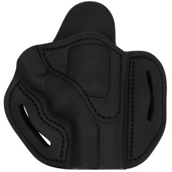 1791 Gunleather RVH2SSBLR RVH2S  OWB Size 02S Stealth Black Leather Belt Slide Fits S&W K Frame Right Hand