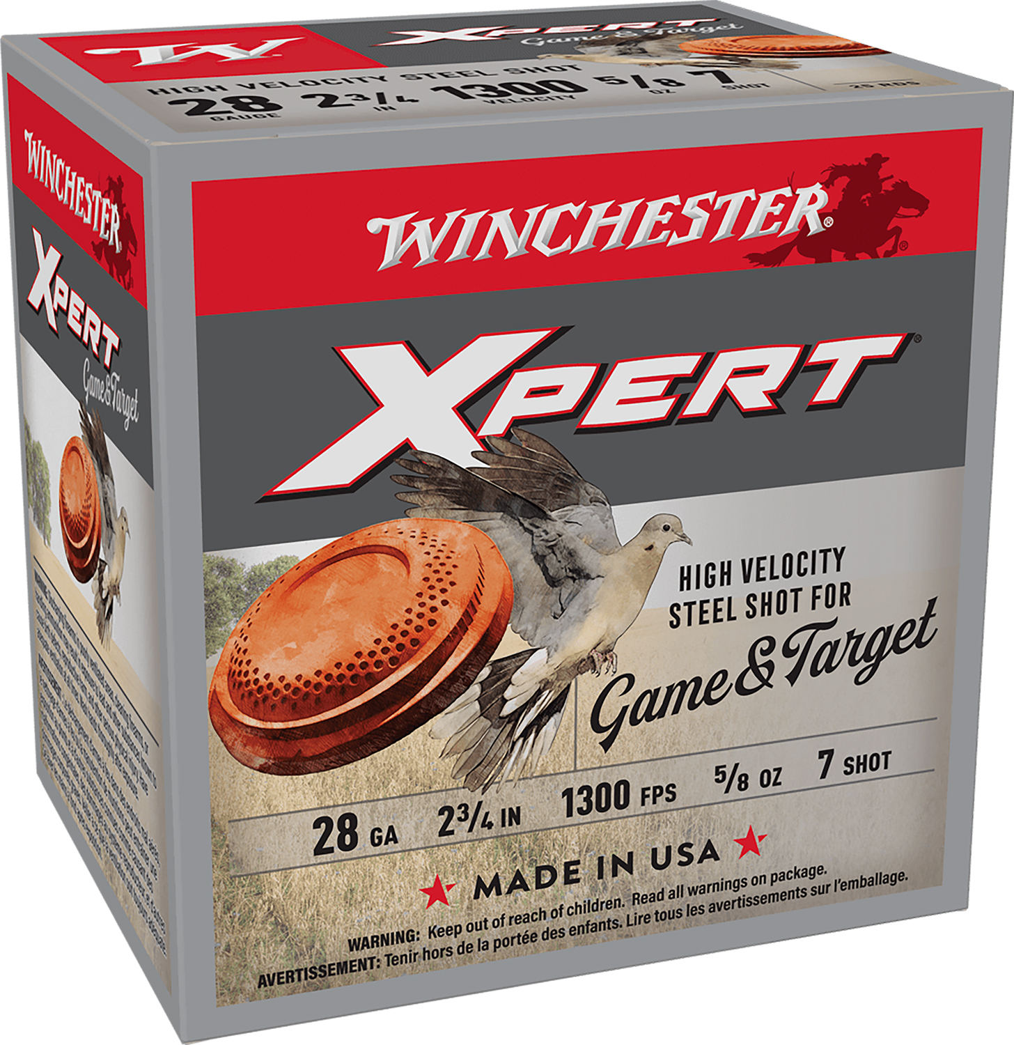 Winchester Ammo WE28GT7 Super X Xpert High Velocity 28Gauge 2.75" 5/8oz 7Shot 25 Per Box/10 Case 3 Winchester Ammo WE28GT7 Super X Xpert High Velocity 28Gauge 2.75" 5/8oz 7Shot 25 Per Box/10 Case