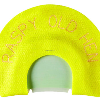 HS Strut 05903 Raspy Old Hen Double Reed Attracts Turkeys Yellow Infinity Latex