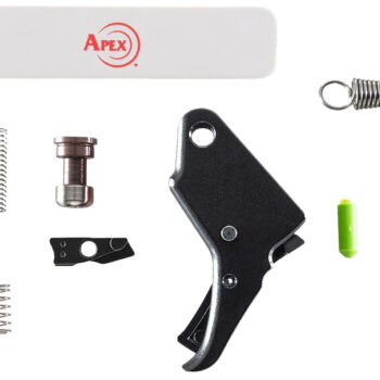 Apex Tactical 100051 Action Enhancement Trigger & Duty/Carry Kit 9mm Luger/40 S&W Black Drop-In Fits S&W M&P Shield