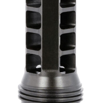 Huxwrx 1574 QD 762 Muzzle Brake Black with 5/8"-24 tpi Threads, 2.30" OAL & 1.20" Diameter for 30 Cal AR-Platform