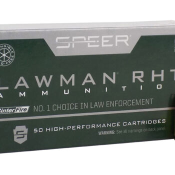 Speer 53365 Lawman Training RHT 9mmLuger 100gr SinterFire Frangible 50 Per Box/20 Case