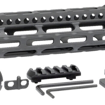 Midwest Industries MICRLW105 Combat Lightweight AR-15 Black Hardcoat Anodized Aluminum/Polymer 10.50" Picatinny/M-LOK