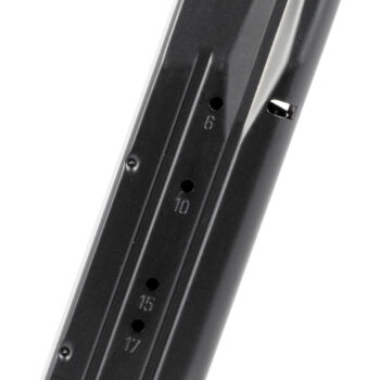 Mec-Gar MGWIT9LFAFC Tanfoglio 17rd 9mm Luger, Fits Tanfoglio Witness Large Frame Blued w/Anti-Friction Coating Carbon Steel