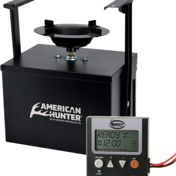 American Hunter 20558 Heavy Duty Spin Kit  8 Programs 1-30 Seconds Duration Black Features Digital Timer