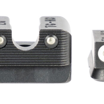 TruGlo TG231Z1W Tritium Pro  Black | Green Tritium White Outline Front Sight Green Tritium Rear Sight