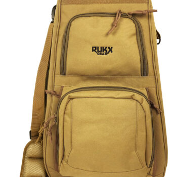 Rukx Gear ATICTARPT Discrete AR-Pistol Backpack Tan 600D Polyester Holds 1