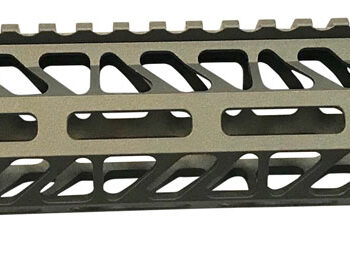 TIMBER CREEK OUTDOOR INC ME15HGFDE Enforcer Handguard AR-15 Flat Dark Earth Cerakote M-LOK Aluminum  15"