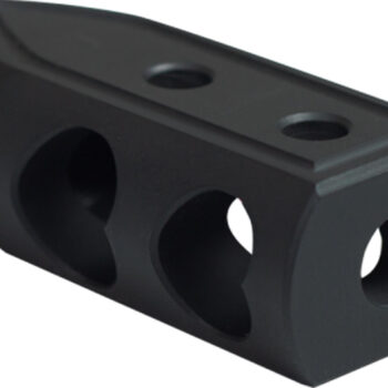 Timber Creek Outdoors 223HBBLC Heart Breaker Muzzle Brake Black Cerakote with 1/2"-28 tpi Threads for 223 Rem AR-Platform