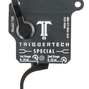 TriggerTech R70TCB13TNF Special  Two-Stage Flat Trigger with 1-3.50 lbs Draw Weight & Matte Gray w/Black Parts Finish for Remington 700 Right